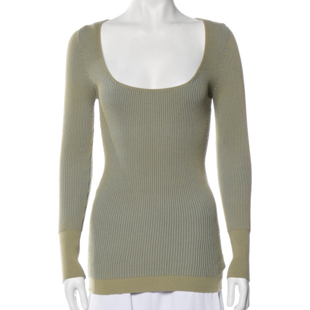 Jacquemus ribbed scoop neck sweater